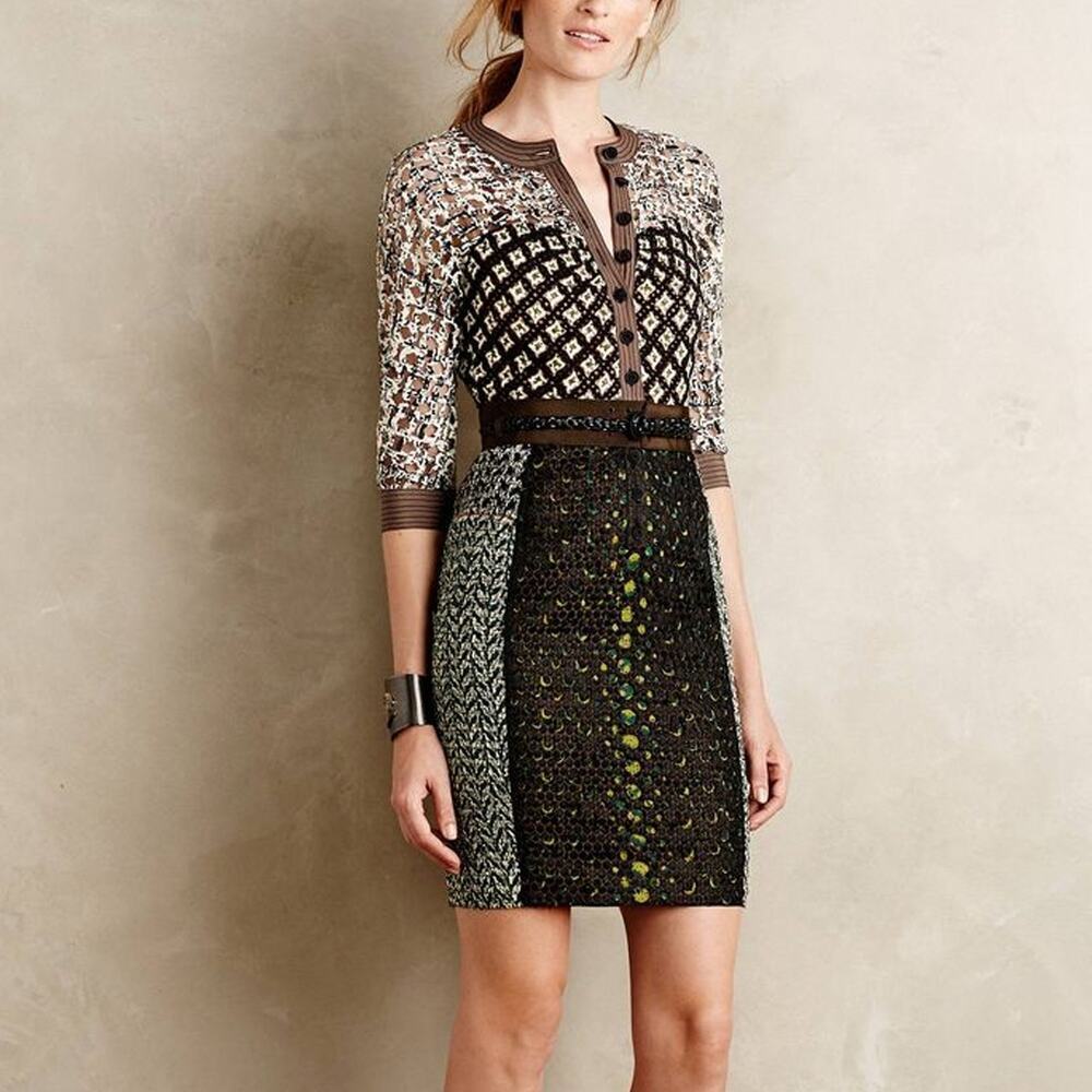 NWT NEW Anthropologie Beguile by Byron Lars Melodist Dress Size 00P